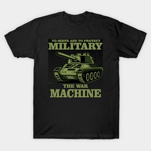 Military Tank Machine T-Shirt